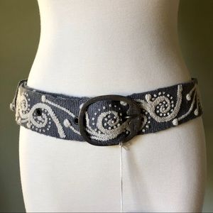 ALMA Soul Handwoven Peruvian Wool Belt M Boho